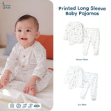 Printed Long Sleeve Baby Pajamas Set