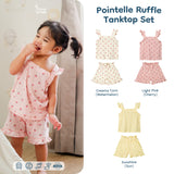 Pointelle Ruflle Tanktop Set