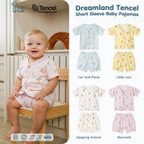 Tencel Dreamland Short Sleeve Baby Pajamas