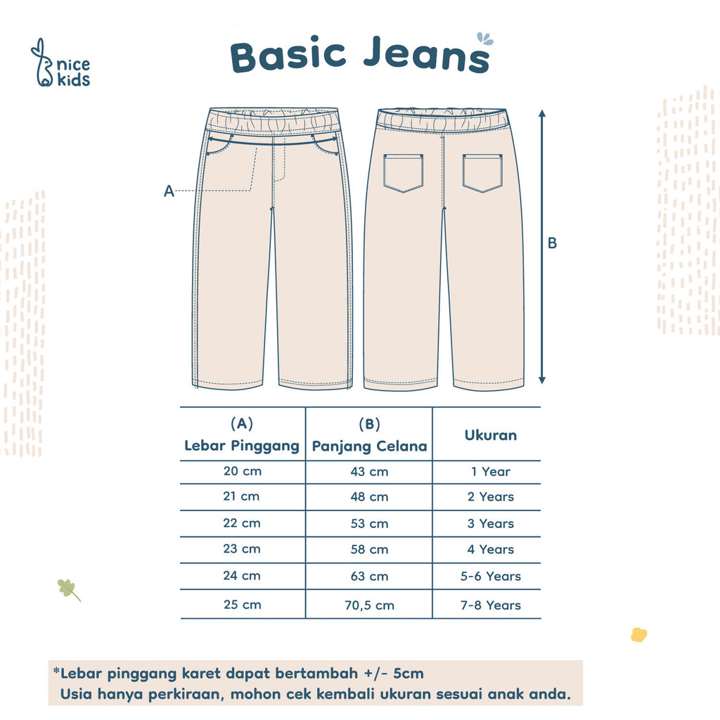 product size chart