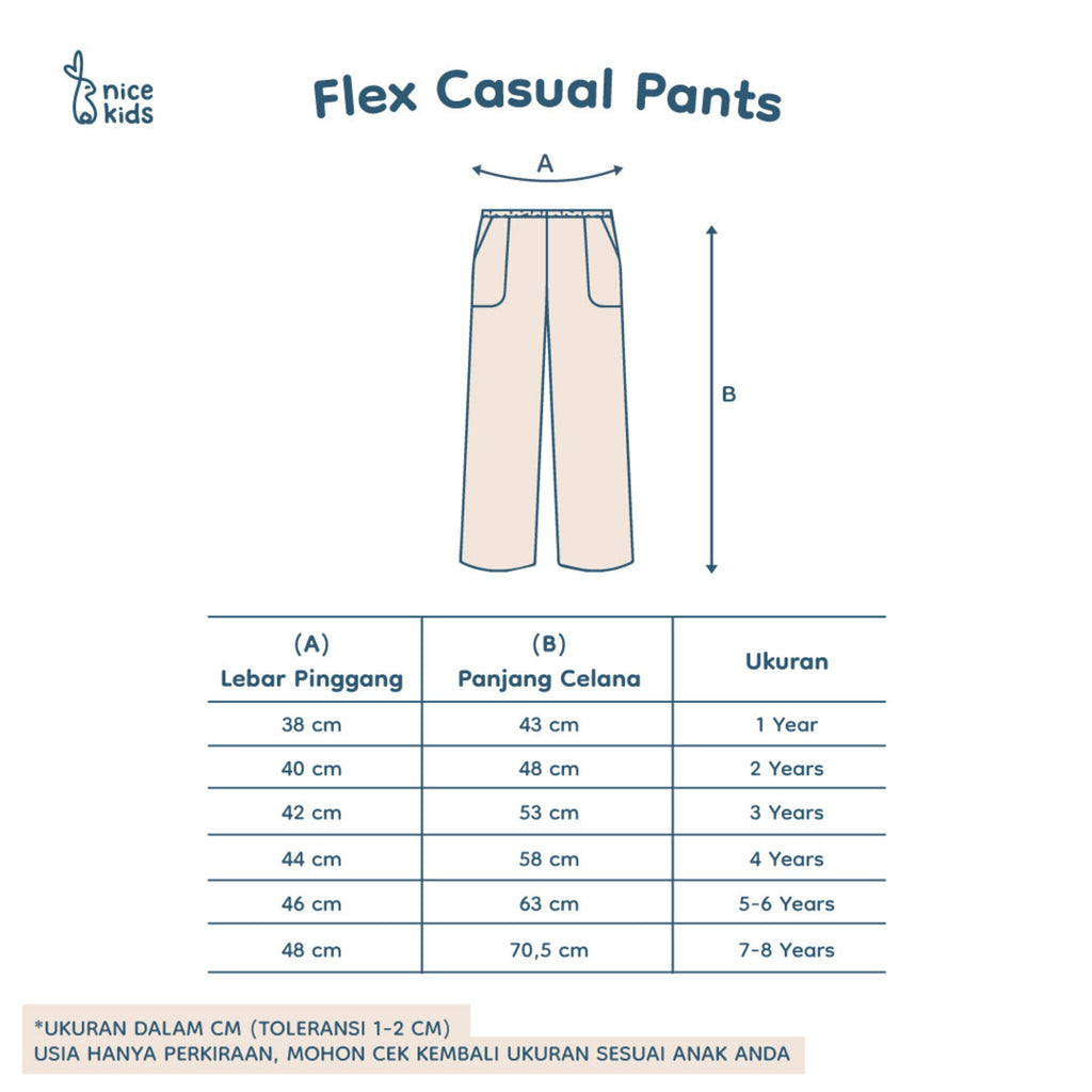 product size chart