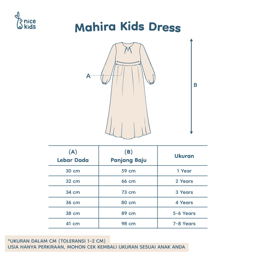 product size chart
