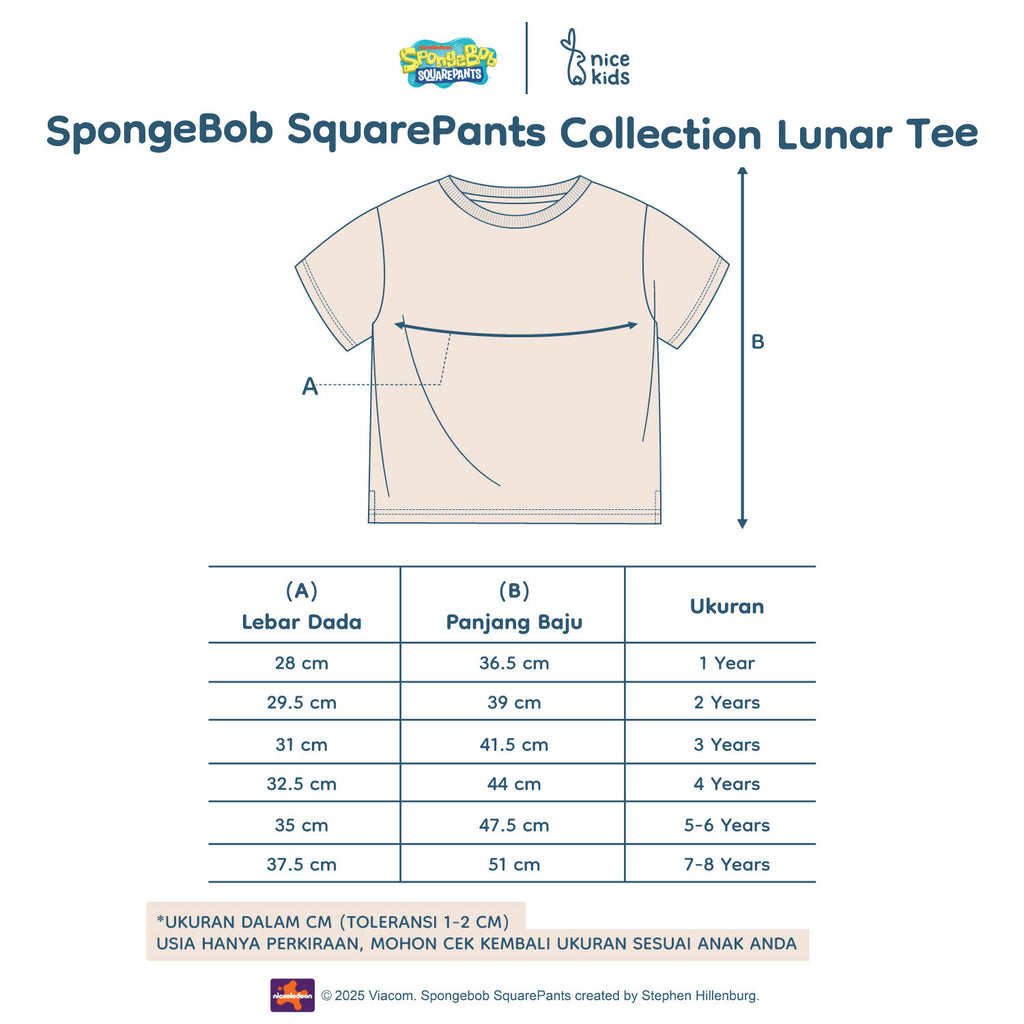 product size chart