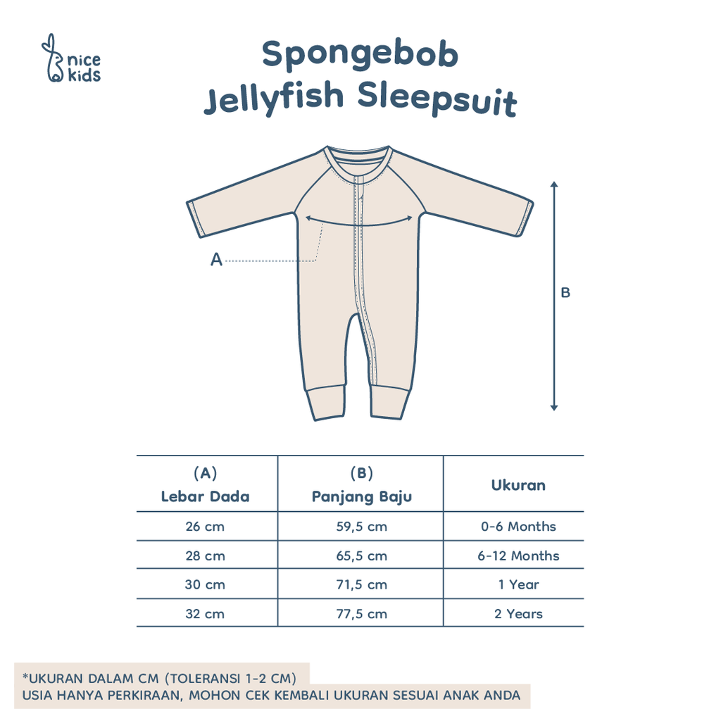 product size chart