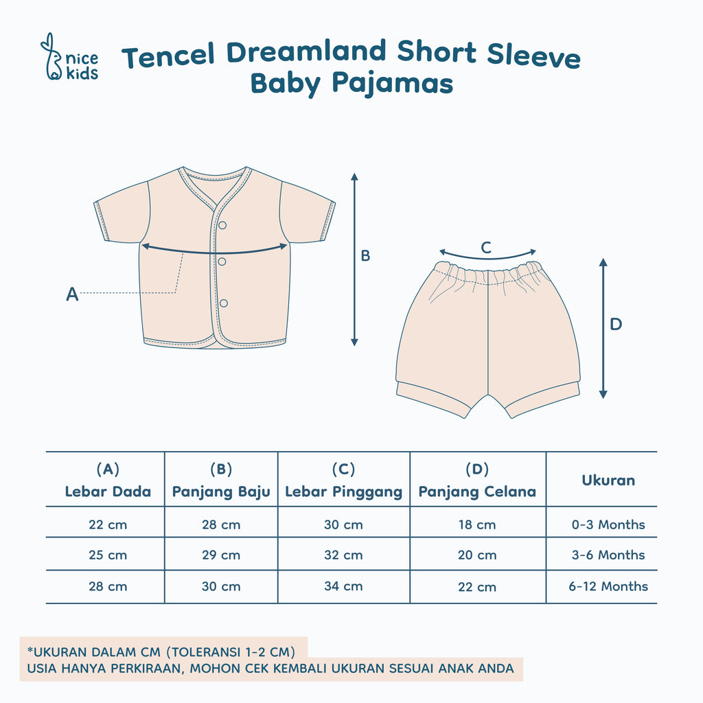 product size chart