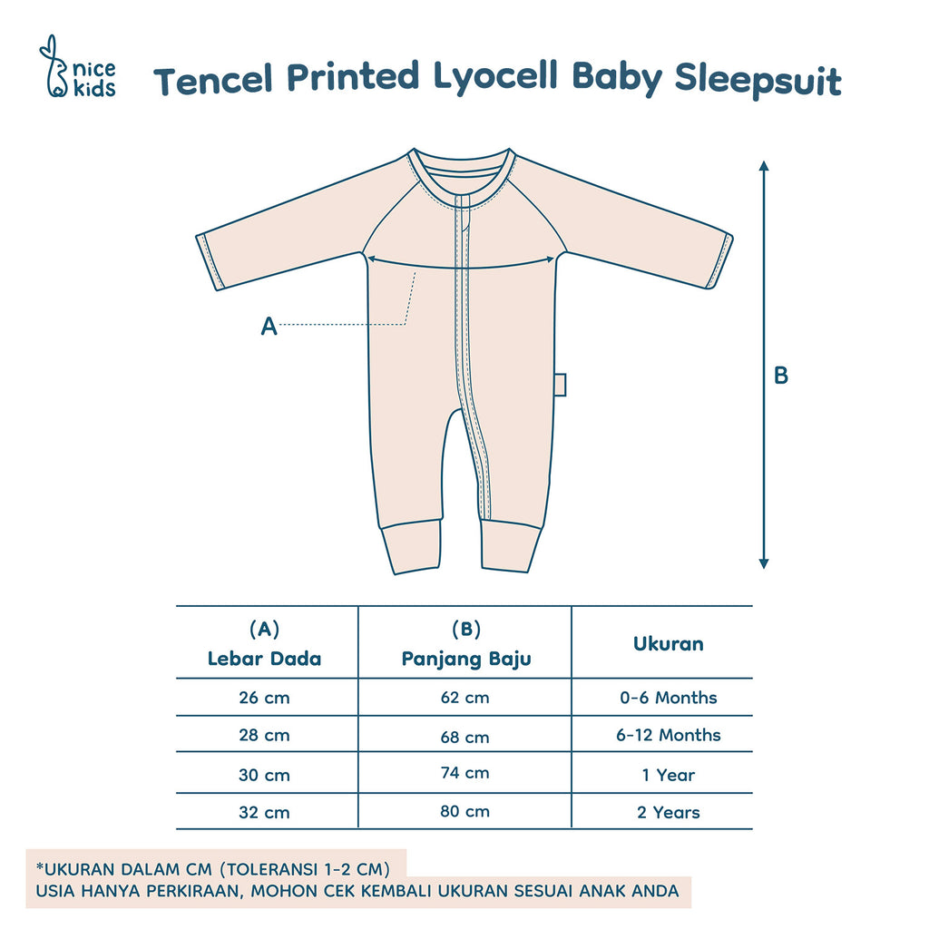 product size chart