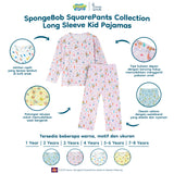 Spongebob Tencel Long Sleeve Kids Pajamas