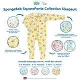Spongebob Tencel Baby Sleepsuit