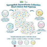 Spongebob Tencel Short Sleeve Kids Pajamas