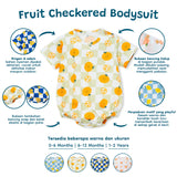 Fruit Checkered Bodysuit