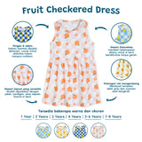 Fruit Checkered Dress