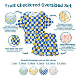 Fruit Checkered Oversized Set