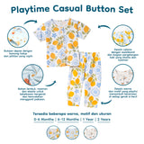 Nice Kids - Playtime Casual Button Set 0-2 Tahun