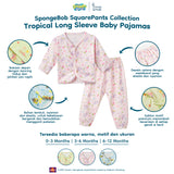 SpongeBob SquarePants Collection - Tropical Long Baby Pajamas Piyama Bayi New Born 0-12 Bulan