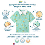 SpongeBob SquarePants Collection - Polo Shirt Kaos Polo Bermotif Spongebob Anak 1-8 Tahun