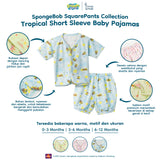 SpongeBob SquarePants Collection - Tropical Short Baby Pajamas Piyama Bayi New Born 0-12 Bulan