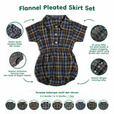 Flannel Baby Collar Bodysuit