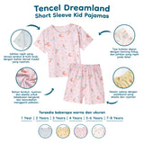 Tencel Dreamland Short Sleeve Kids Pajamas