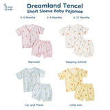 Tencel Dreamland Short Sleeve Baby Pajamas