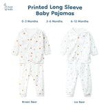Printed Long Sleeve Baby Pajamas Set