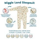 Wiggle Land Baby Sleepsuit 0-2 Tahun