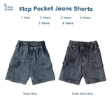 Short Flap Pocket Jeans Boy