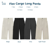 Flex Cargo Long Pants Celana Cargo Panjang Unisex 1-8 Tahun