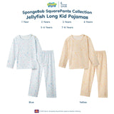 SpongeBob SquarePants Collection - Jellyfish Long Sleeve Kids Pajamas Piyama Anak Lengan Panjang Bermotif Kartun 1-8 Tahun
