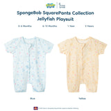 SpongeBob SquarePants Collection - Jellyfish Playsuit Baby Jumper Bayi Motif Kartun Lucu 0-2 Tahun