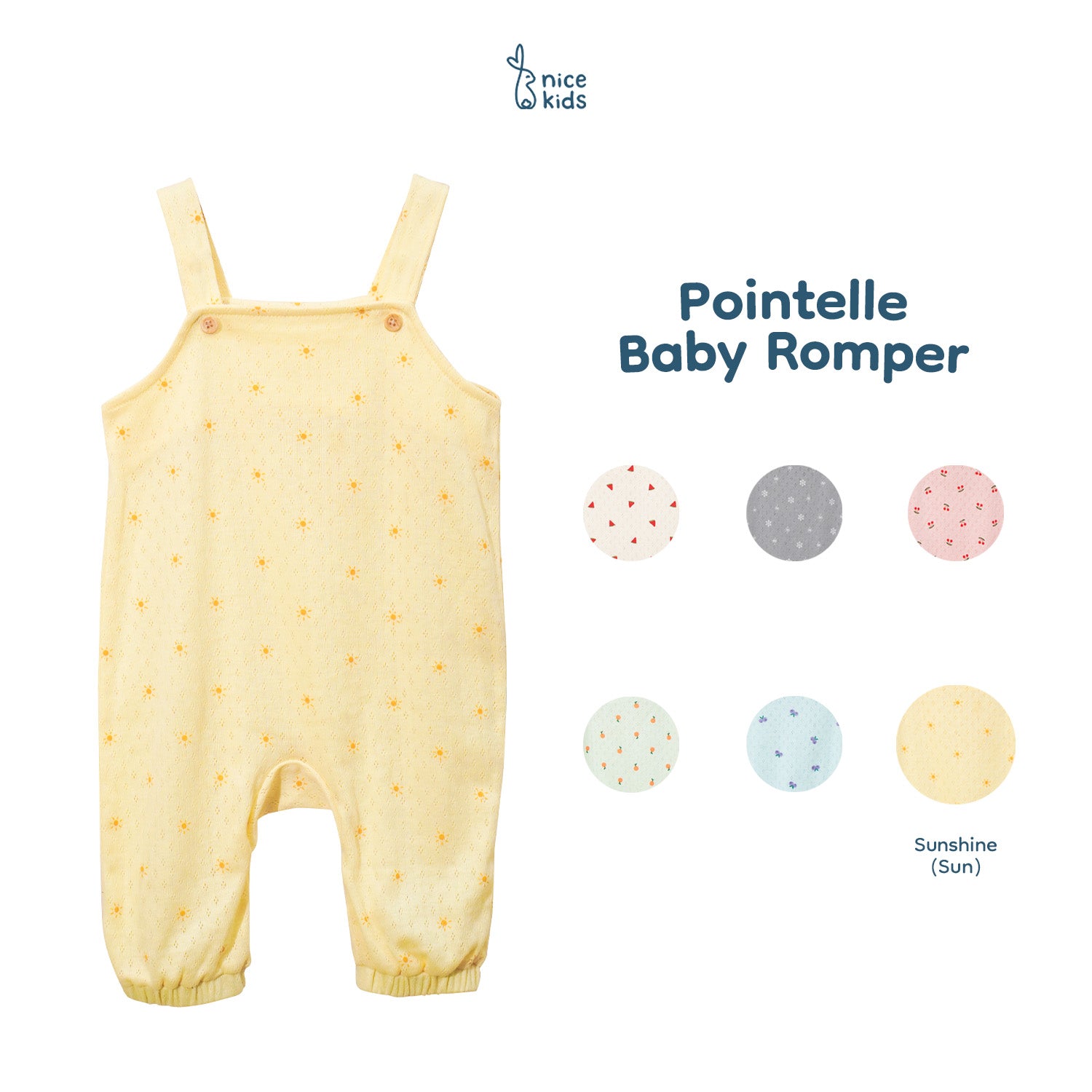 Pointelle Baby Romper