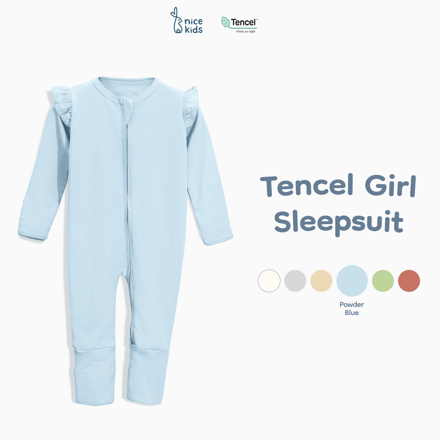 Tencel Sleepsuit Girl