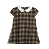 Flannel Peterpan Collar Dress