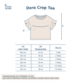 Nice Kids - Dora Crop Tee 1-8 Tahun