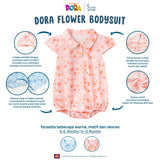 Nice Kids - Dora Flower Bodysuit 0-12 Bulan