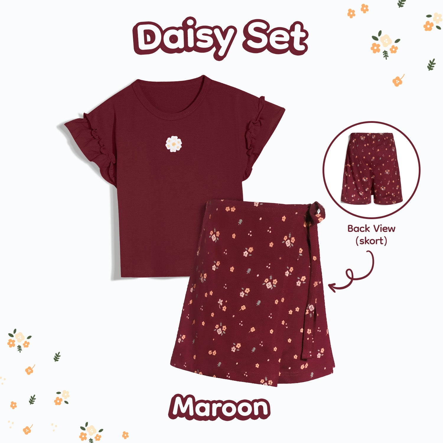 Daisy Skort Set