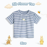 Flower Rib Tee Shirt