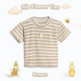 Flower Rib Tee Shirt