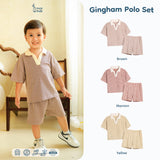 Gingham Polo Set