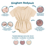 Gingham Baby Bodysuit