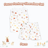 Sleeveless Kids Pajamas Fauna & Fantasi Collection