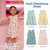Fruit Checkered Dress
