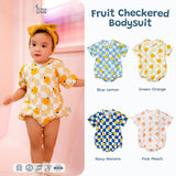 Fruit Checkered Bodysuit