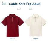 Cable Knit Top Adult