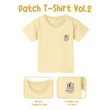 Patch T-Shirt Kaos Anak Unisex Bordir Karakter Lengan Pendek 1-8 Tahun