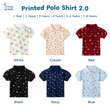 Printed Polo Shirt 2.0 (Kaos Atasan Anak Laki-Laki 1-8 Tahun)
