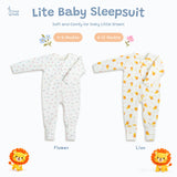 Lite Baby Sleepsuit Jumper Bayi Unisex Newborn 0-12 Bulan