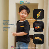 SpongeBob SquarePants Collection - Racer Tee Kaos Anak Unisex Gambar Kartun 1-8 Tahun