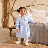 Eloise Baby Collar Dress Bayi Perempuan Newborn 0-12 Bulan