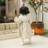 Eloise Baby Collar Dress Bayi Perempuan Newborn 0-12 Bulan