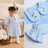 Eloise Baby Collar Dress Bayi Perempuan Newborn 0-12 Bulan
